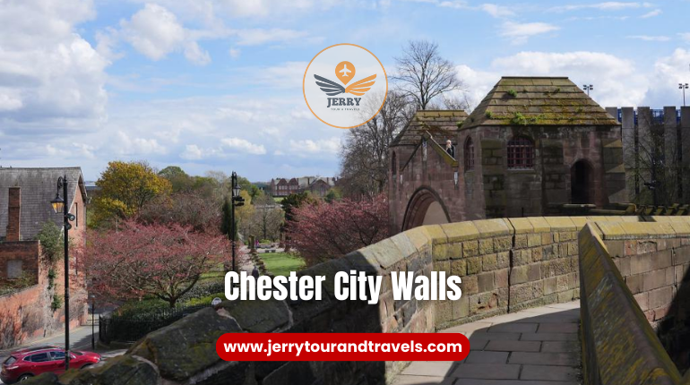 Chester City Walls, one of the top 10 historical places to visit in England, preserving Roman and medieval history.